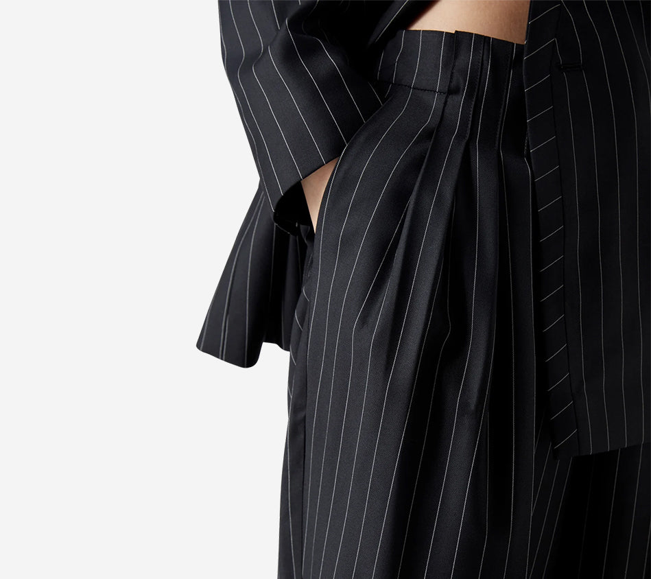 CSB-THREE PLEAT TROUSERS