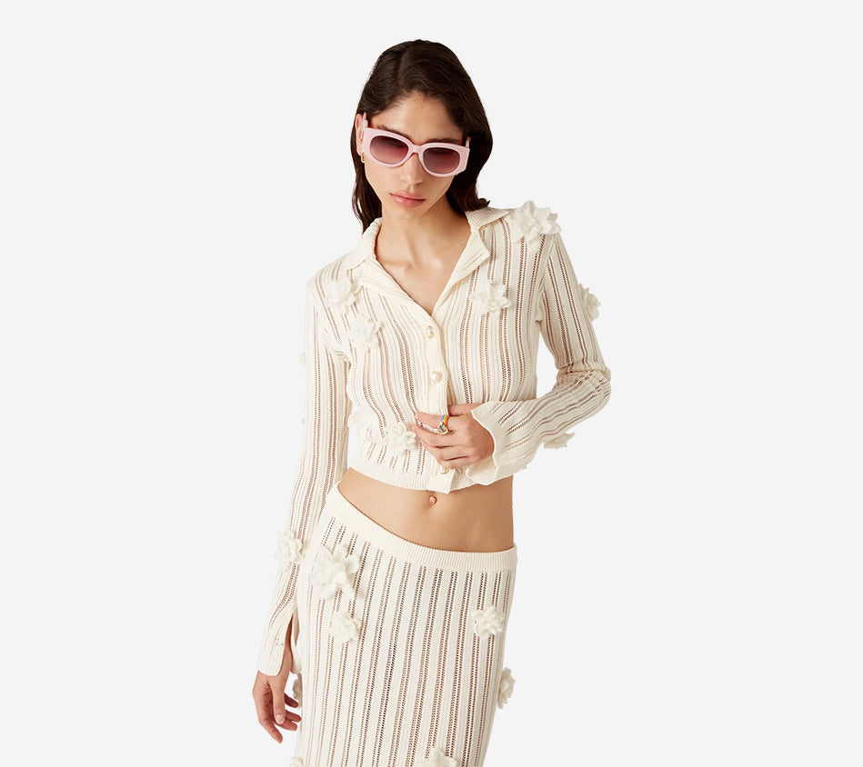 CSB-FLOWER LACE SHIRT