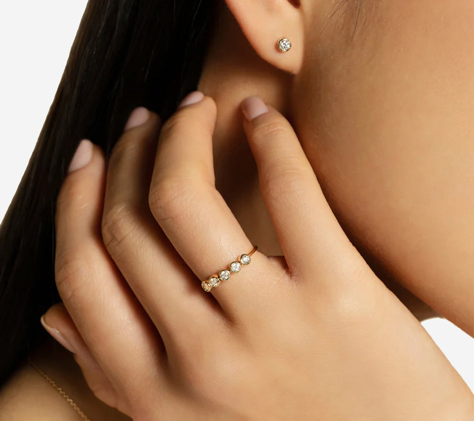 BRT-RING YELLOW BEE LONG Serial n. AAB21144 Gold Net Weight 1,5 g