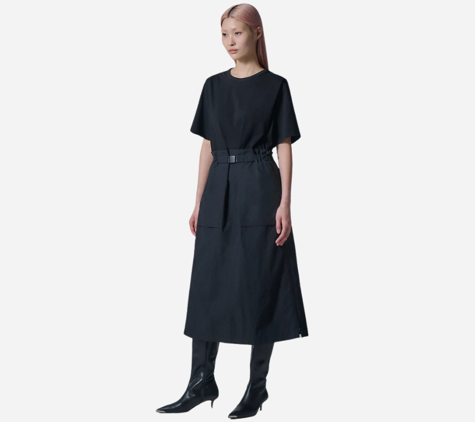 JUN-SHORT SLEEVE JERSEY DRESS