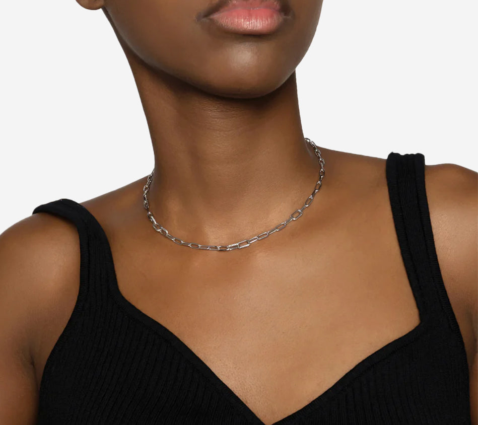 BRT-NECKLACE CHAIN FINE WHITE Serial n. AAB16522 Gold Net Weight 12 g