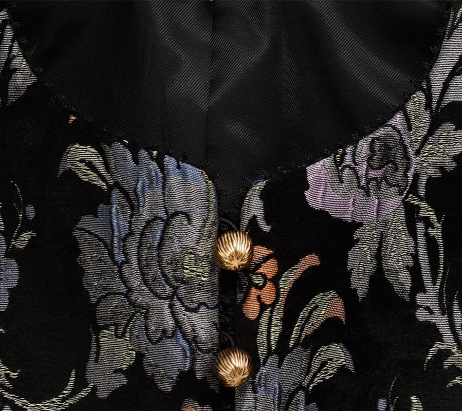 CHL-FLORAL TAPESTRY JACQUARD JACKET