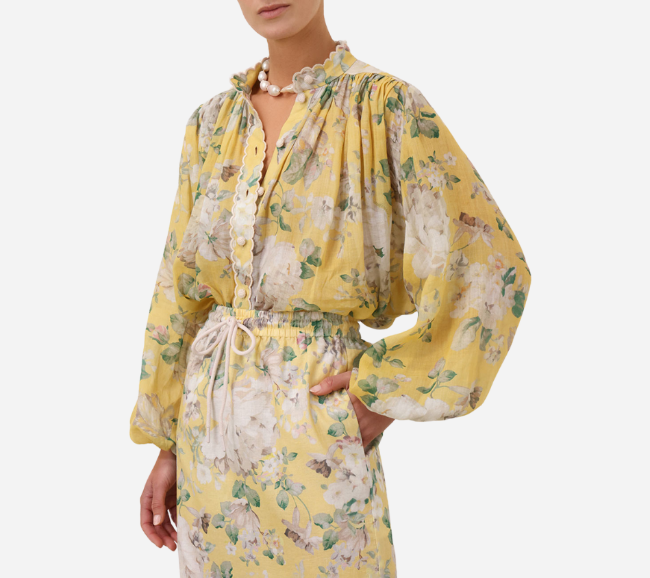 ZIM-ACACIA SCALLOP BLOUSE