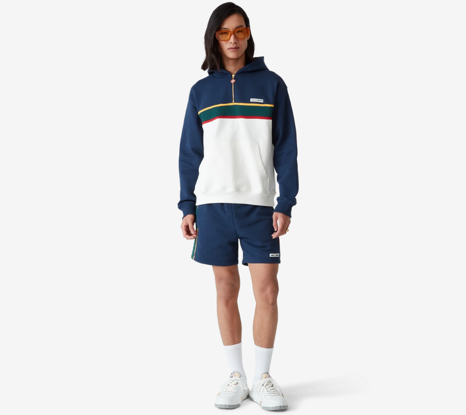 CSB-1/4 ZIP COLOURBLOCK SWEATSHIRT
