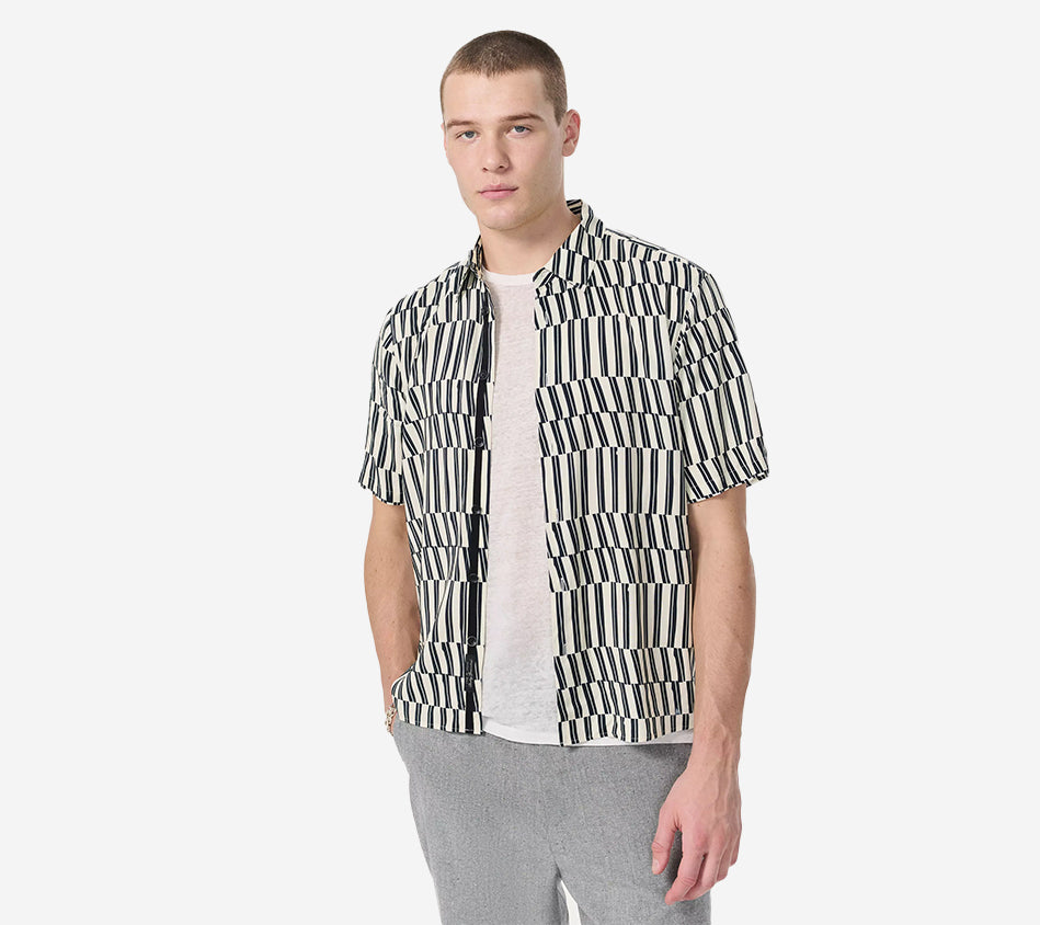 RNB-DALTON PRINTED SHIRT