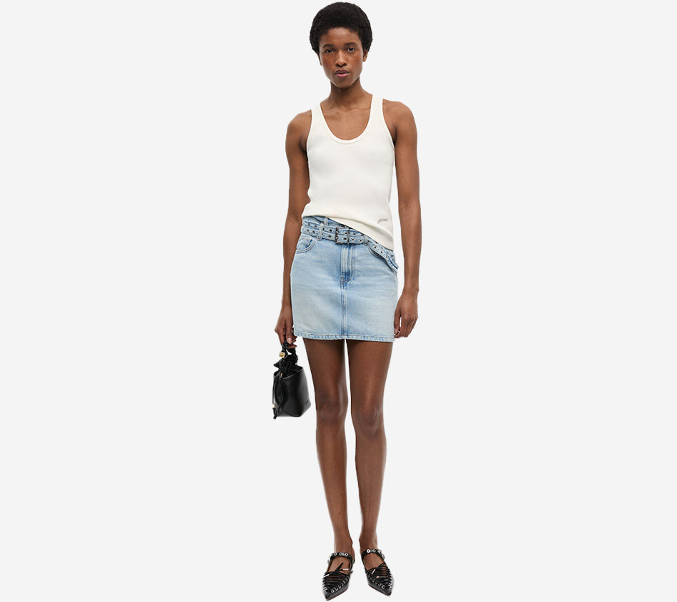 GAN-HEAVY RIB JERSEY TANK TOP