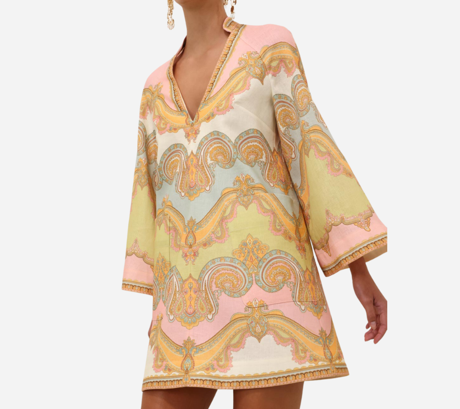 ZIM-MAXINE TUNIC MINI DRESS