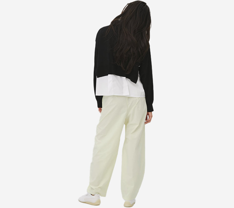 ENF-LAYERED KNIT CARDIGAN