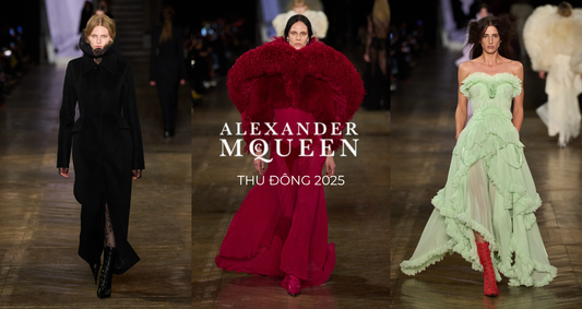 Alexander McQueen Thu Đông 2025 – Quyền Lực Trong Bóng Đêm