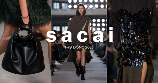 Sacai Thu Đông 2025 – Architecture in Motion
