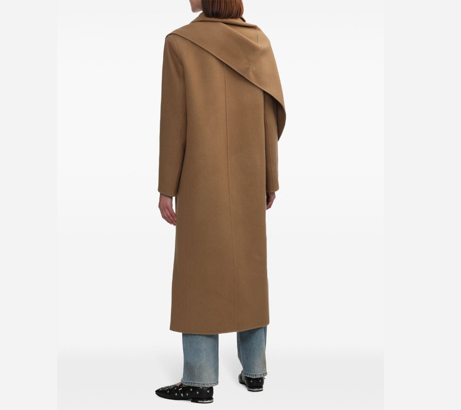 JUN-DOUBLE FACE MUFFLER COAT