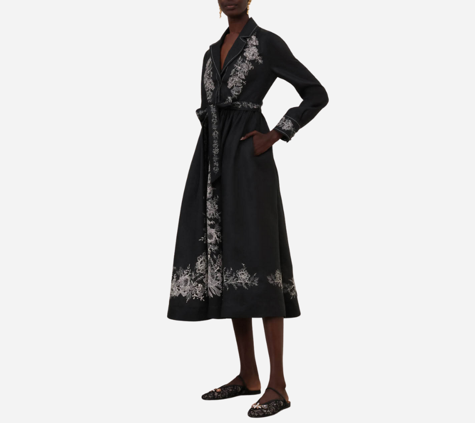 ZIM-SHIRT MIDI DRESS