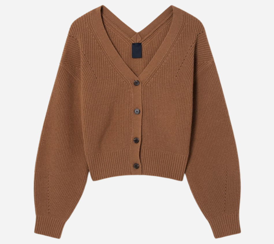 JUN-V-NECK VOLUME CARDIGAN