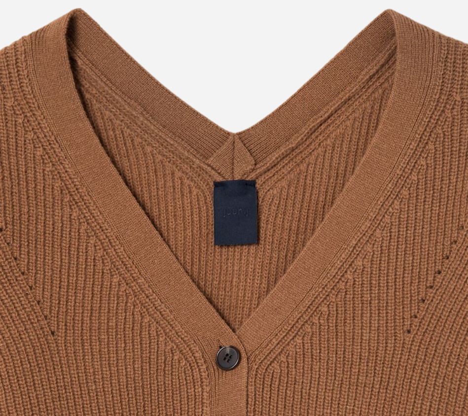 JUN-V-NECK VOLUME CARDIGAN