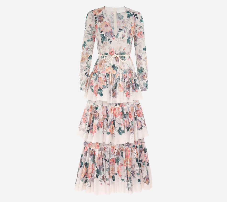 ZIM-ACACIA TIERED MAXI DRESS