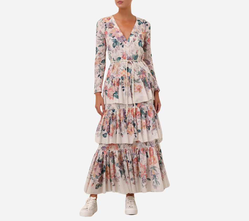 ZIM-ACACIA TIERED MAXI DRESS