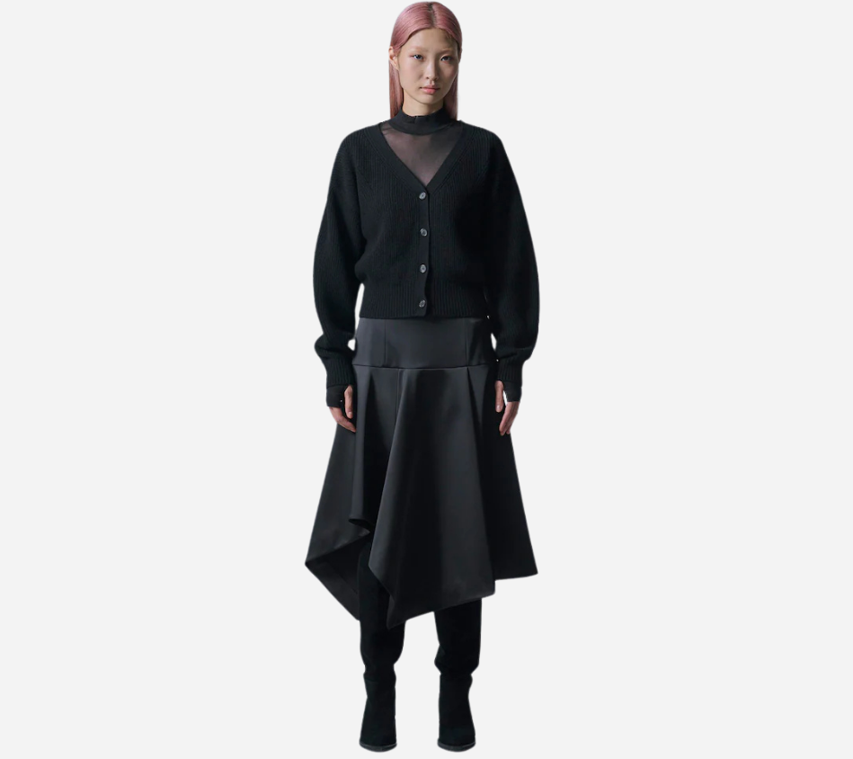 JUN-V-NECK VOLUME CARDIGAN