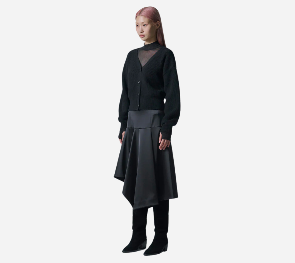 JUN-V-NECK VOLUME CARDIGAN