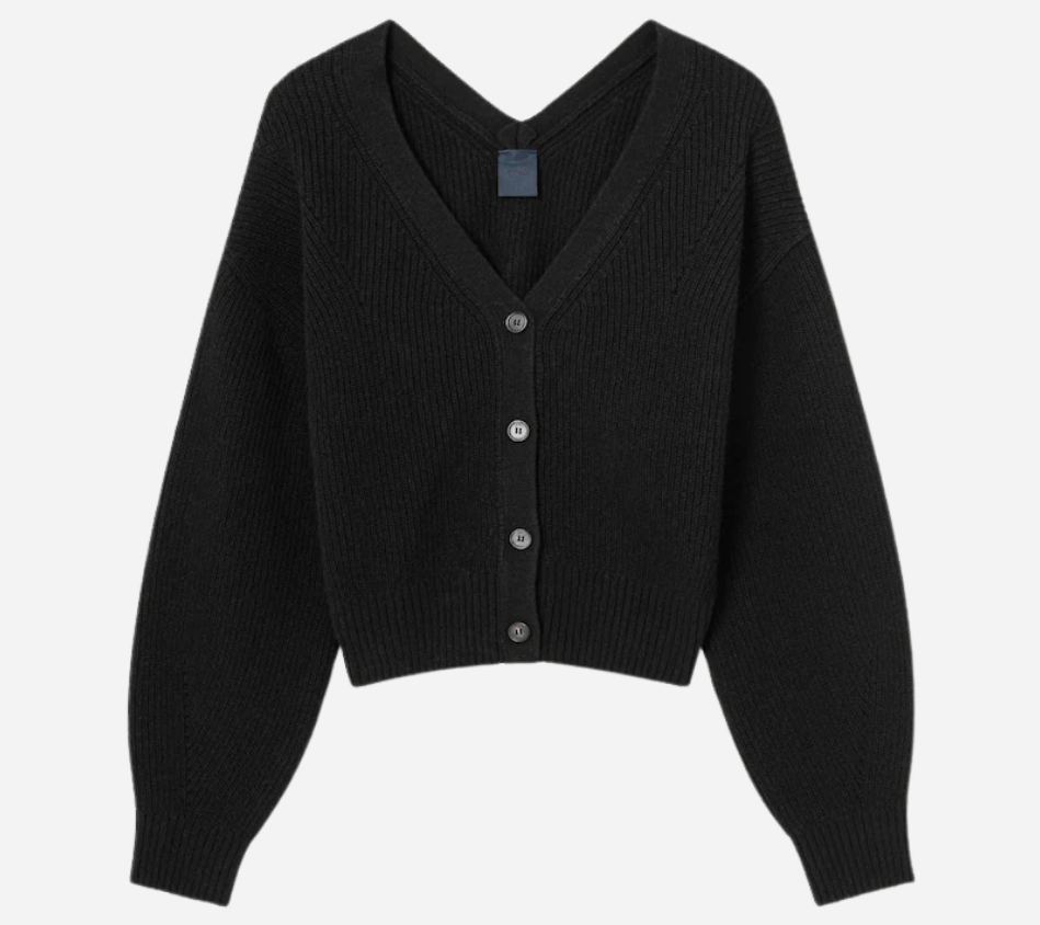 JUN-V-NECK VOLUME CARDIGAN