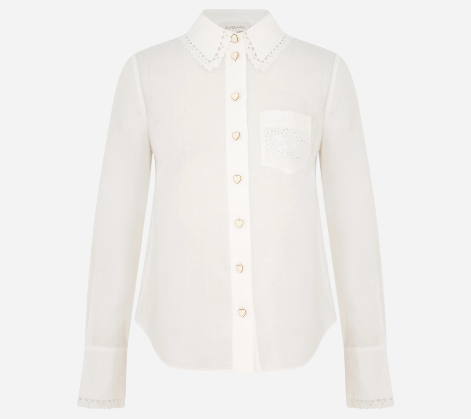 ZIM-CRUSH RAMIE EMBROIDERED SHIRT