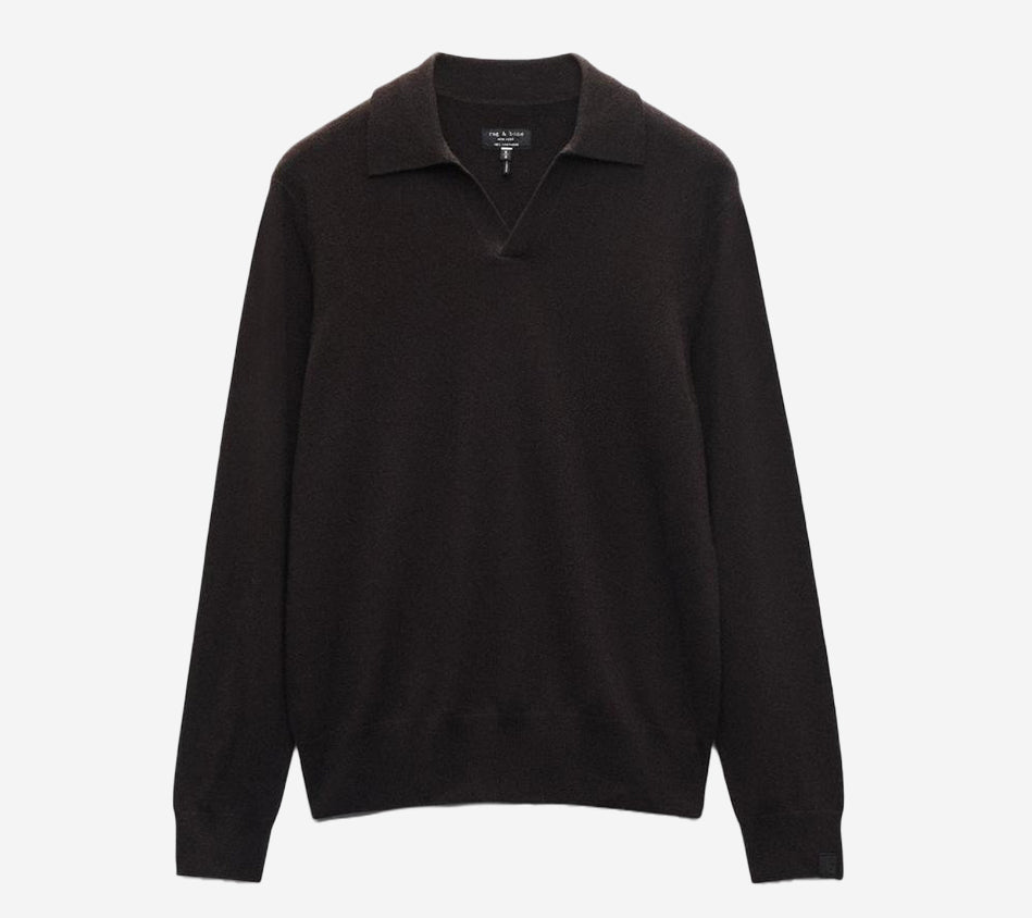 RNB-DOWNING CASHMERE JOHNNY POLO
