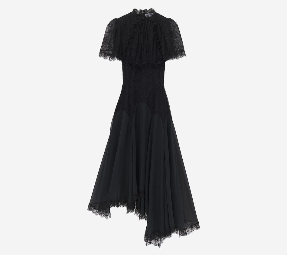 AMQ-EVENING LACE DRESS