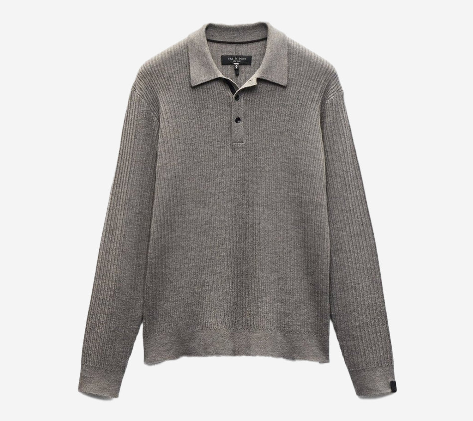RNB-CRAWFORD CASH BLEND LS POLO