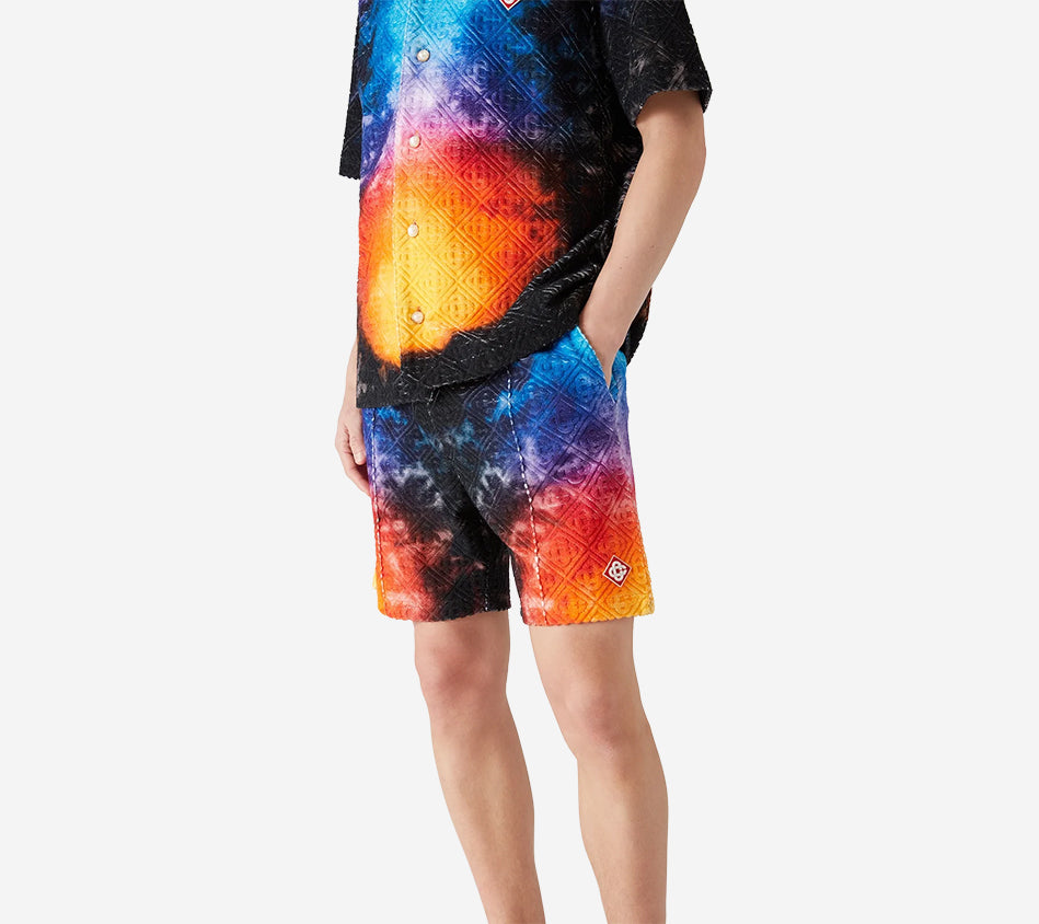 CSB-MENS JACQUARD MONOGRAM SHORTS