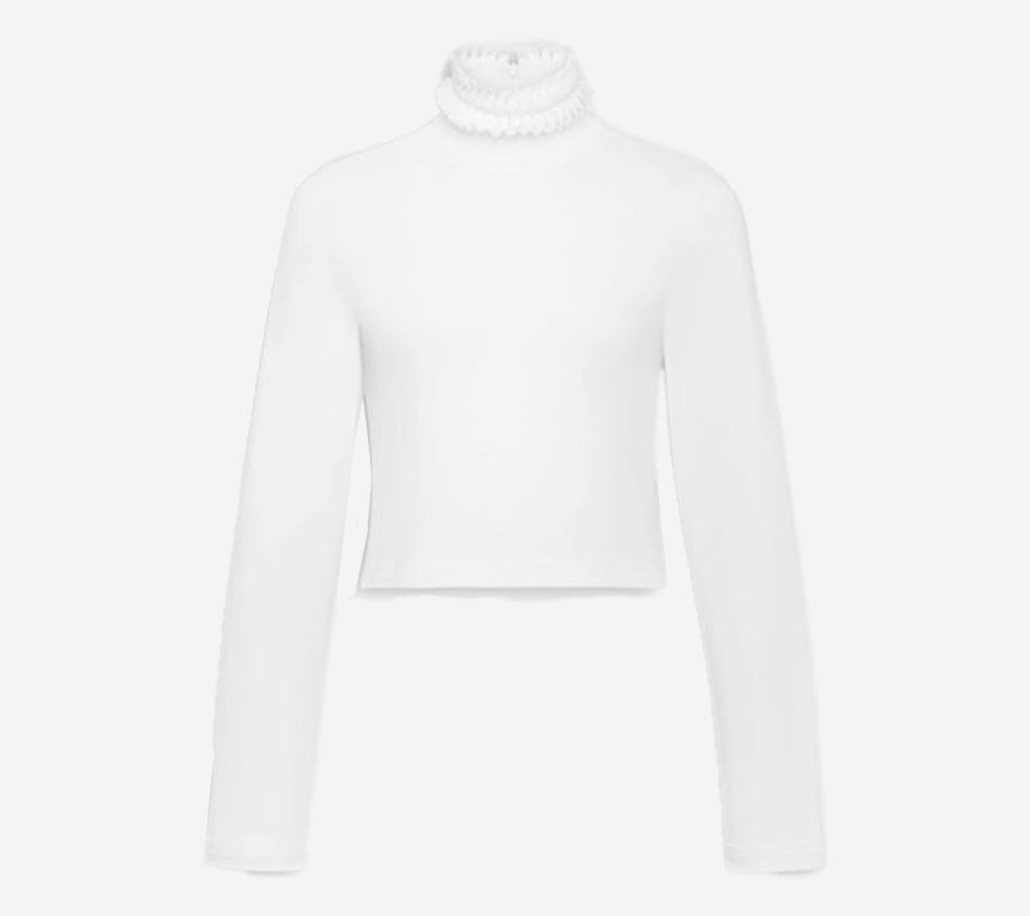 ALA-CROPPED LONG SLV T-SHIRT