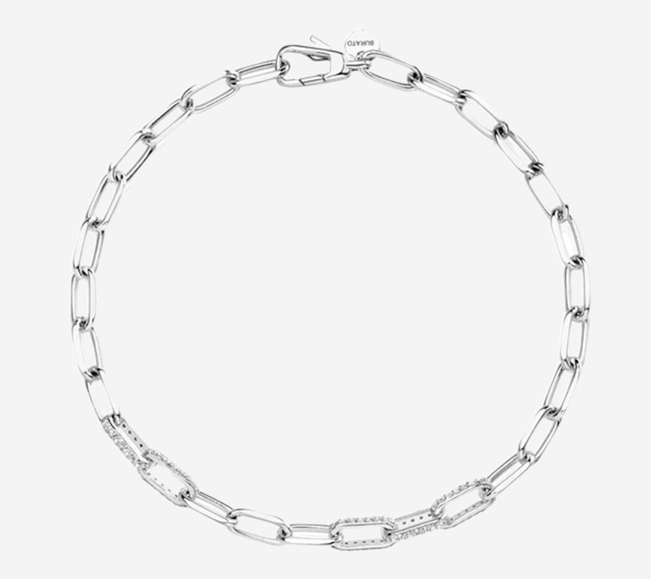 BRT-BRACELET CHAIN FINE WHITE Serial n. AAB39387 Gold Net Weight 5,7 g