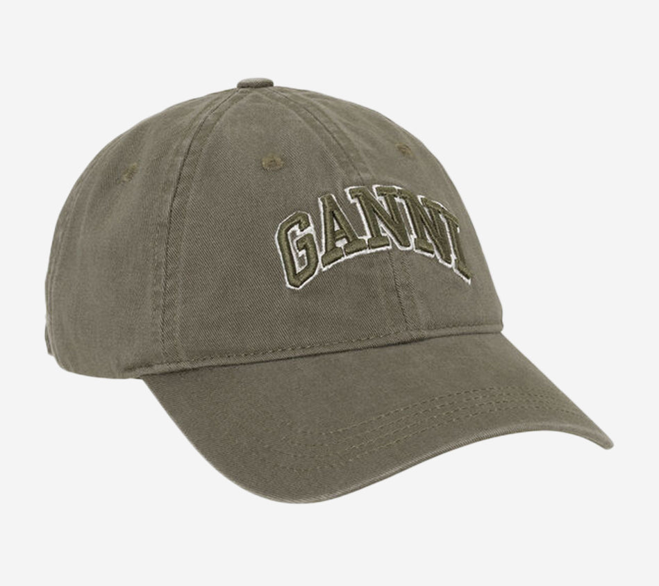 GAN-WASHED COTTON CANVAS CAP EMB