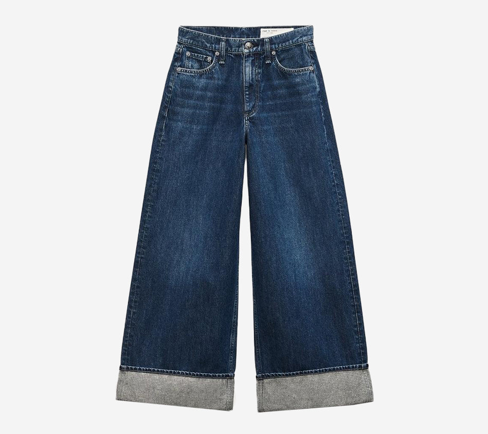 RNB-SOFIE HIGH-RISE ANKLE WIDE LEG WITH CUFF