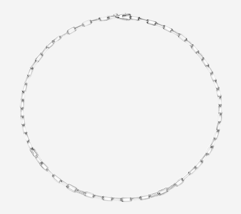 BRT-NECKLACE CHAIN FINE WHITE Serial n. AAB16522 Gold Net Weight 12 g