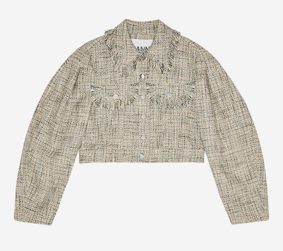GAN-SUMMER TWEED JACKET