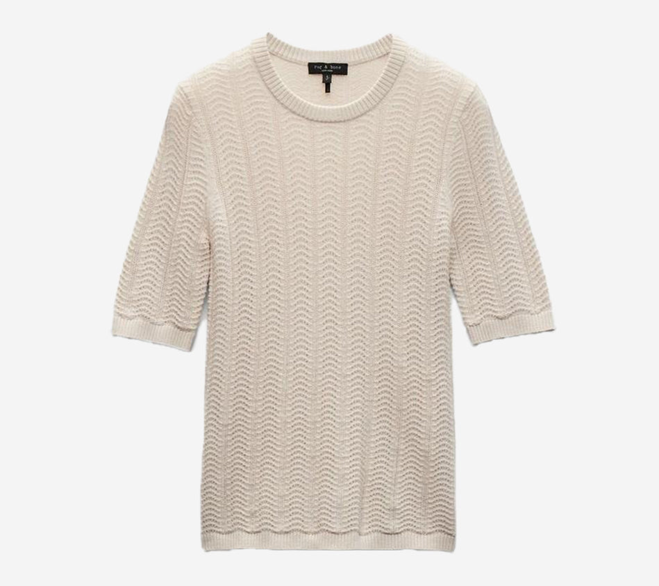RNB-FRANCESCA MERINO SS SWEATER