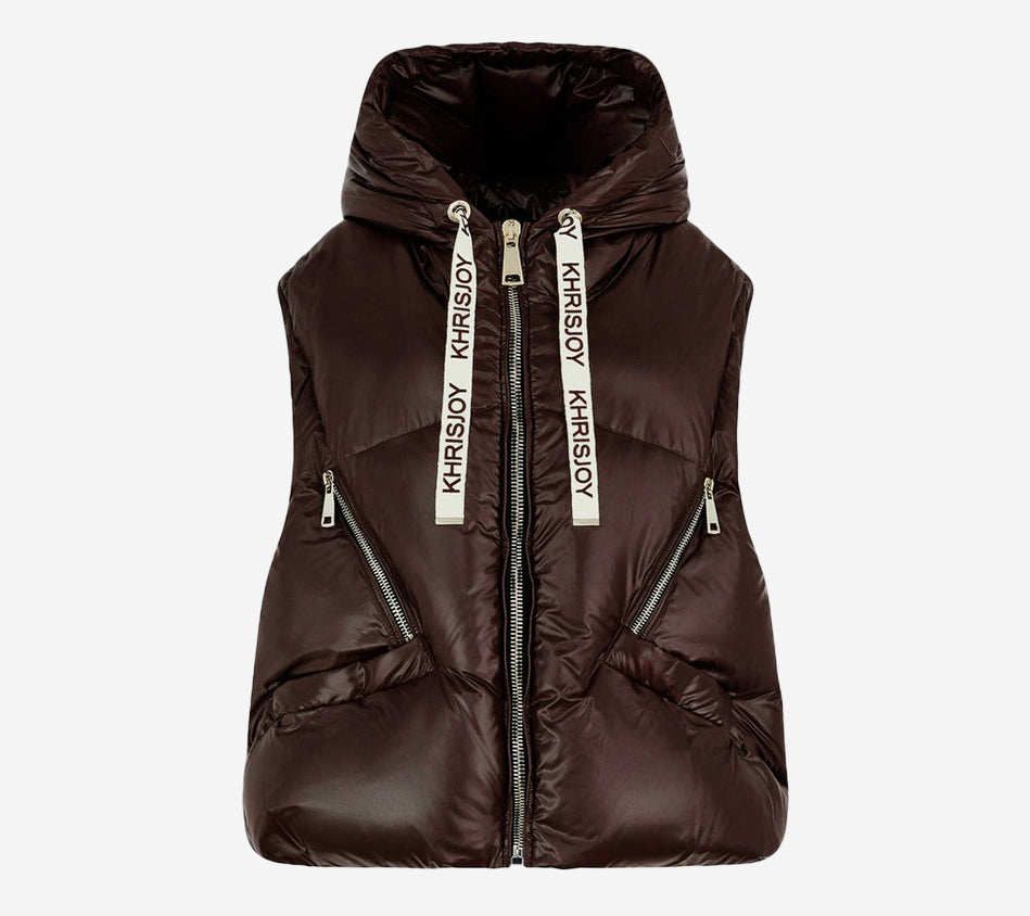 KRJ-VEST ICONIC MILANO IN SHINY NYLON
