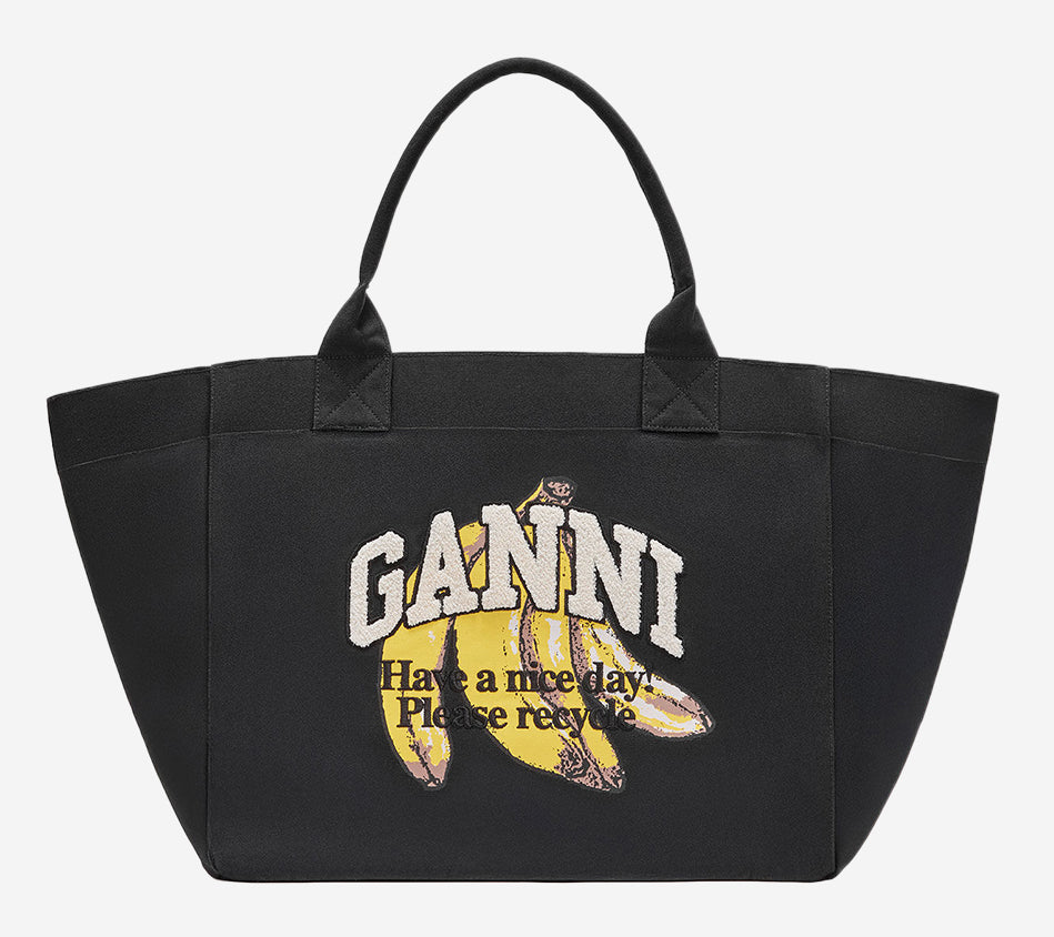 GAN-SHOPPER XXL POCKET BANANA PRINT