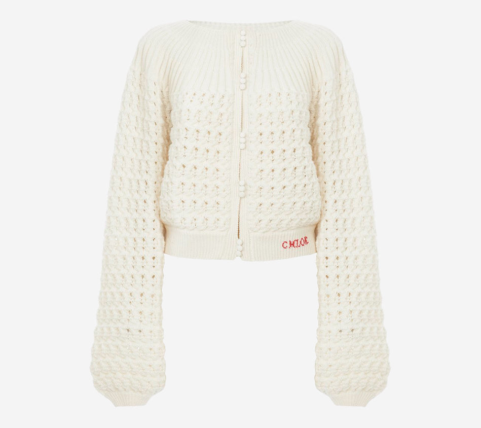 CHL-LONG SLV CHUNKY KNIT SWEATER