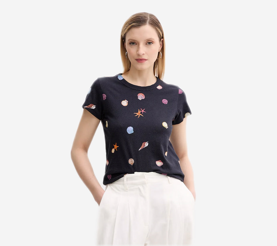 RNB-ALL OVER SEASHELL TEE