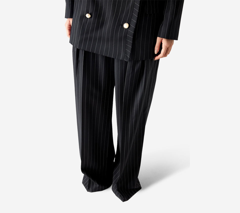 CSB-THREE PLEAT TROUSERS