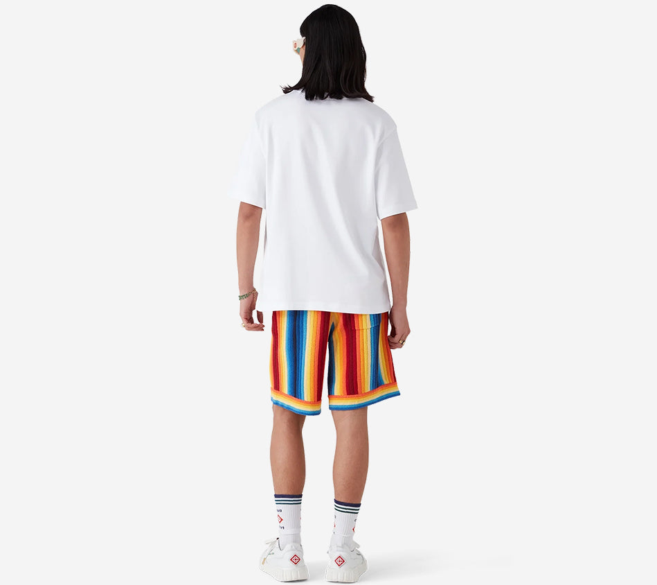 CSB-CASA BEACH WAVE PRINTED OVERSIZED T-SHIRT