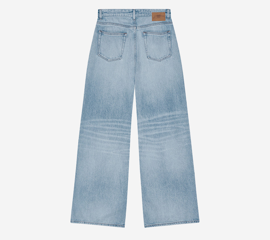 GAN-SOFT RIGID DENIM BAGGY JEANS