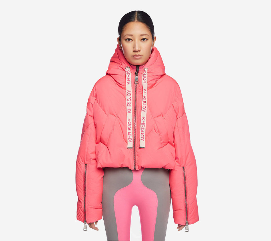 KRJ-CROP ICONIC MILANO IN MAT NYLON