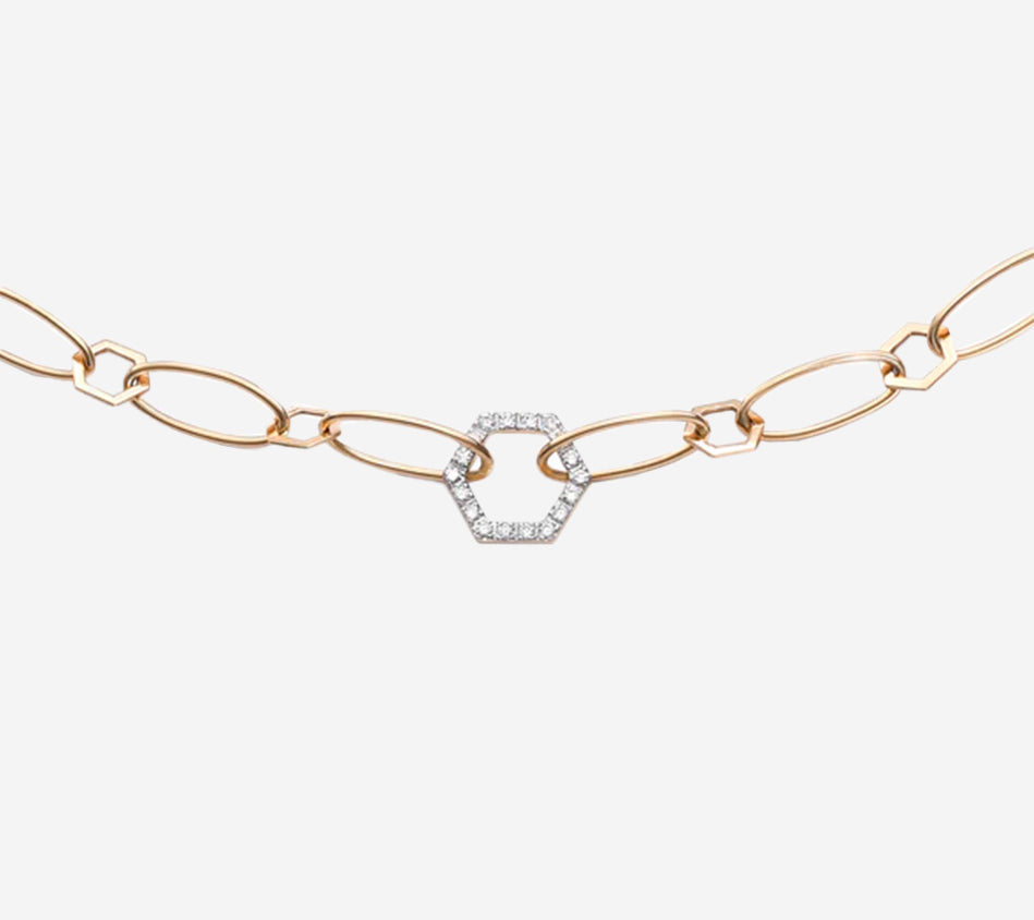 BRT-NECKLACE CHAIN AMULETO Y Serial n. AAB56419 Gold Net Weight 7,0 g