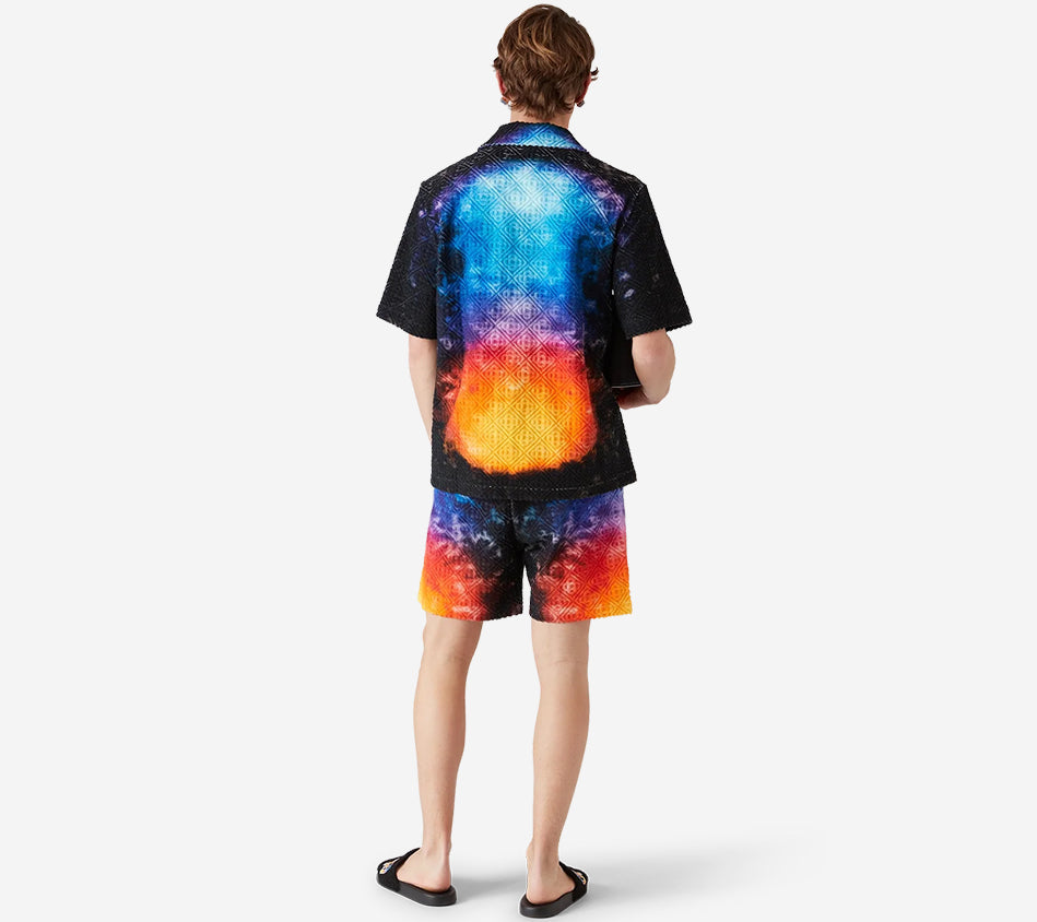 CSB-MENS JACQUARD MONOGRAM SHORTS