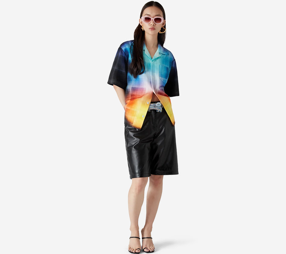 CSB-SHORT SLEEVE CUBAN COLLAR SHIRT