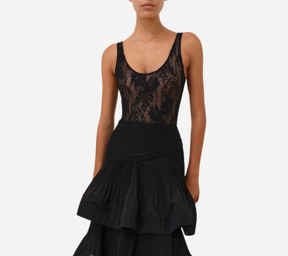 ZIM-LACE SCOOP BODYSUIT