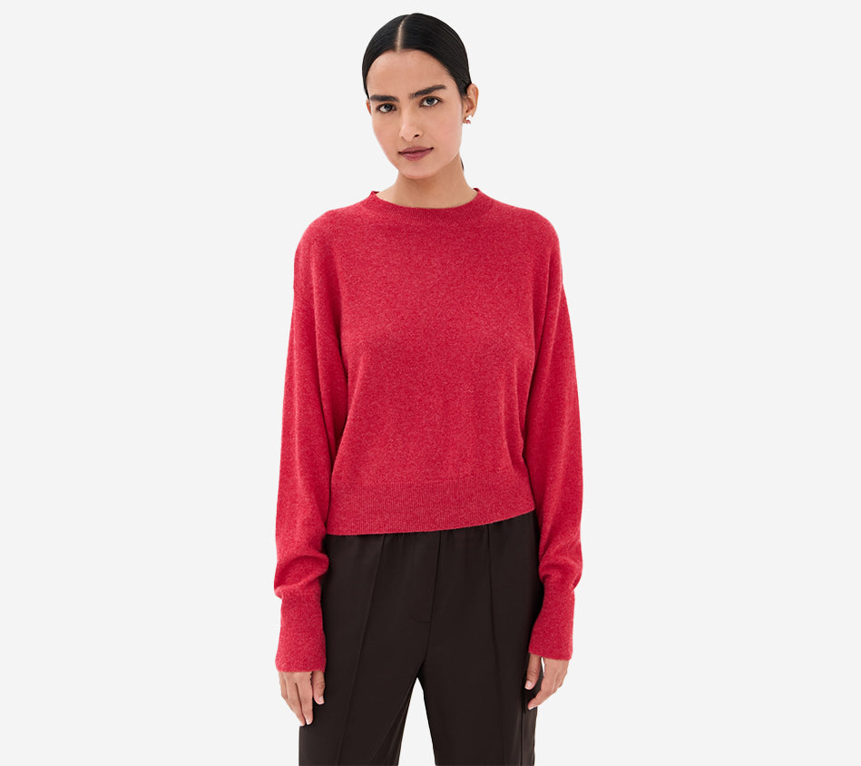 LES-ROUND NECK SWEATER