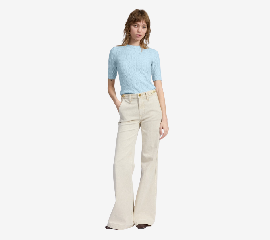 RNB-FRANCESCA MERINO SS SWEATER