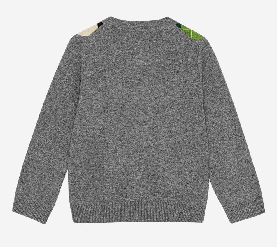 GAN-CASHMERE WOOL MIX CARDIGAN